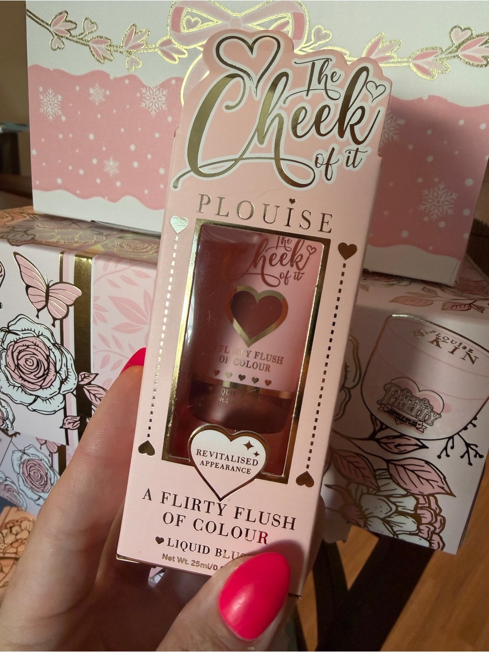 Plouise The Cheek of It Liquid Blush — Bright Pink